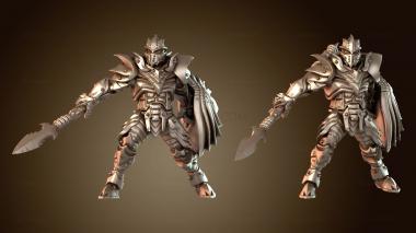 3D модель Копьеносец-ветеран (STL)