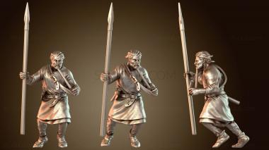 3D модель Копейщики Копье верные (STL)