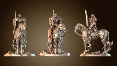 3D модель Спектральный рыцарь, конный укротитель (STL)