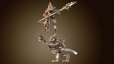 3D модель Шипастый геккон (STL)