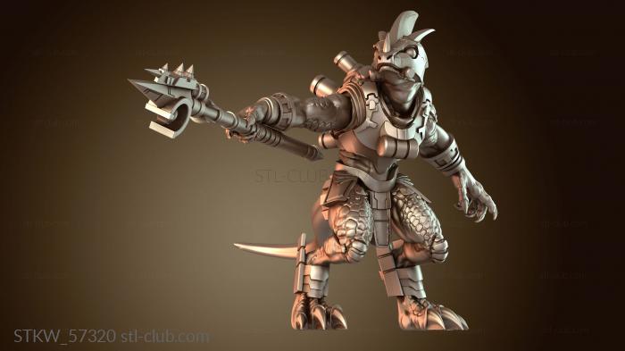 Military Шипастый Ящер-Геккон берсерк