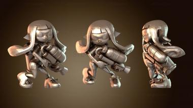 3D модель Splatoon Inkling Girl (STL)