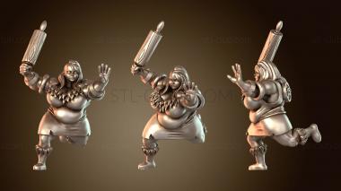 3D модель Огра в паническом бегстве (STL)