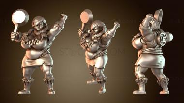 3D модель Паническое бегство огры (STL)