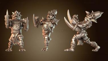 3D модель Паническое бегство, сопение, ловкость (STL)