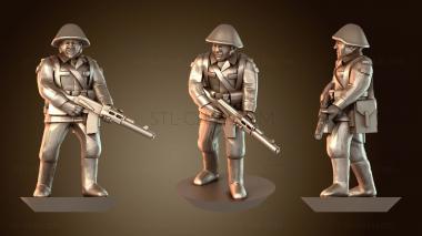 3D модель Стоячее оружие экипировано (STL)