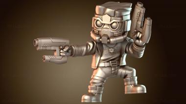 3D модель Звездный Лорд Чиби (STL)