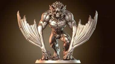 3D модель Гигантская летучая мышь-вампир Стригор (STL)