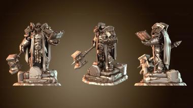 3D модель Стилизованный паладин для проверки высоты (STL)