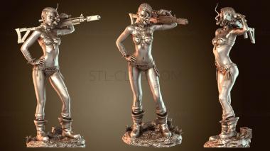 3D модель Татуировка Танкистки (STL)