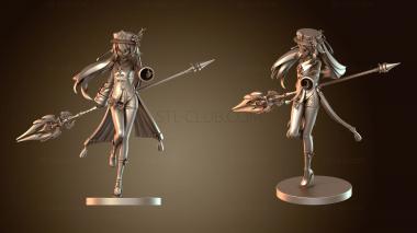 3D модель Украшения Tao Lance Fire Genshin Impact, светящиеся (STL)