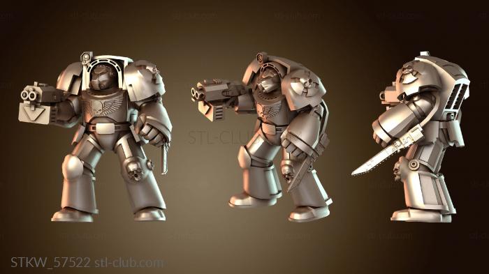 Military Терминаторы Имперский Кулак Терминатор со Штормболтером