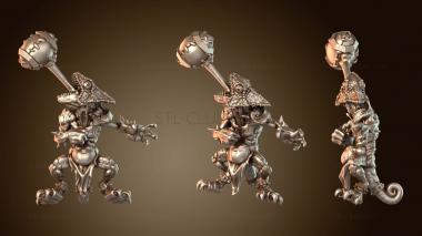 3D модель БРИТВА ЯЩЕРОЛЮДЫ ХАМЕЛЕОН (STL)