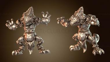 3D модель БРИТВА Ящеролюды ХАМЕЛЕОН дикий (STL)