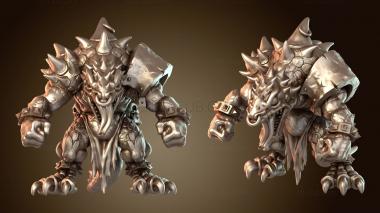 3D модель БРИТВА Ящеролюды-ЗАВРУСы могучие (STL)