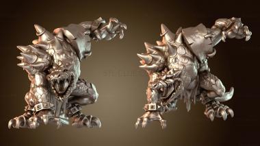 3D модель БРИТВА Ящеролюды ЗАВРУС дикий (STL)