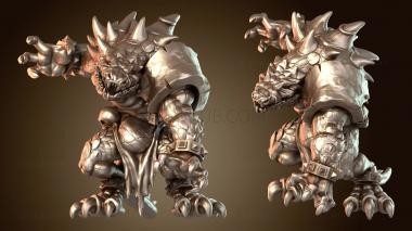 3D модель БРИТВА Ящеролюды ЗАВРУС дикий (STL)