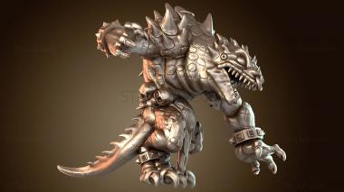 3D модель БРИТВА Ящеролюды-ЗАВРУСы племени (STL)