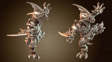 3D модель БРИТВА Ящеролюды СКИНК проворный (STL)