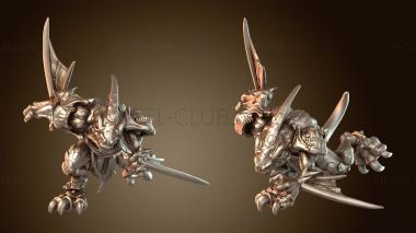 3D модель БРИТВА Ящеролюды СКИНК хитрый (STL)