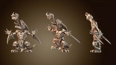 3D модель БРИТВА ЯЩЕРОЛЮДОЛЮБОВ СКИНК неукротимый (STL)