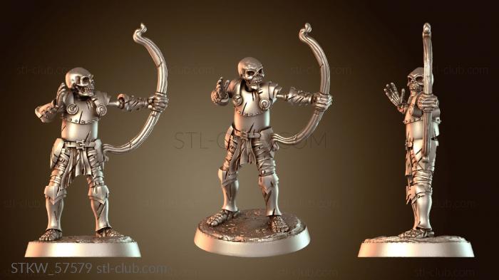 Military Немертвый скелет-лучник