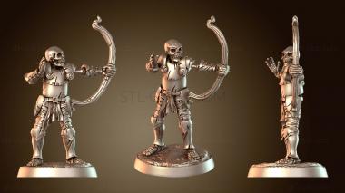 3D модель Немертвый скелет-лучник (STL)