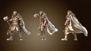 3D модель ТОР ЛЮБОВЬ И ГРОМ Молот Человек Б (STL)