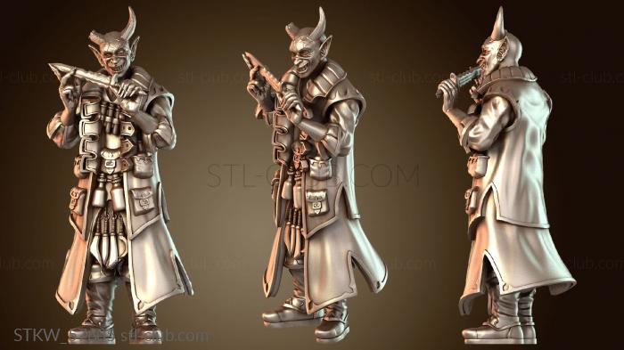 Персонаж игрока-разбойника-тифлинга