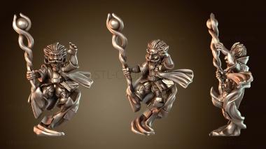 3D модель Titans Adventures Гном-маг-мужчина (STL)