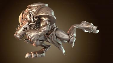 3D модель Семь Каналов Искажённые Родственники (STL)