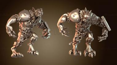 3D модель Thrillers WOLF feral (STL)