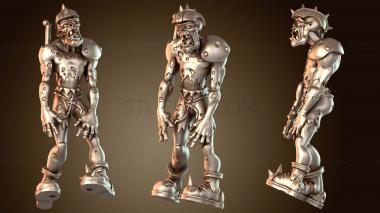 3D модель Триллеры ЗОМБИ жуткий (STL)