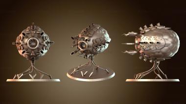 3D модель Транспортный тиранноцит тиранид (STL)