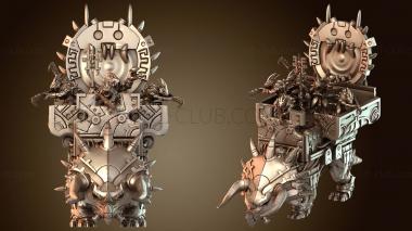 3D модель Команда трицератопсов (STL)