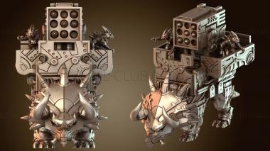 3D модель Пусковая установка трицератопса (STL)