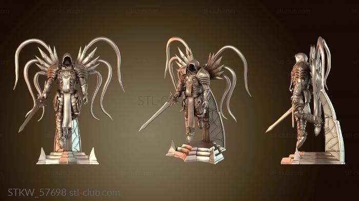 Military Фигурка Тираэля Диабло, наголенники на спину