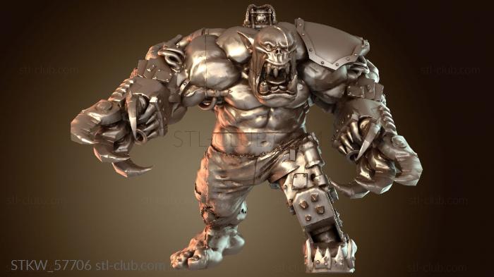 Military Ультра Халки Мега Орк Ноб Двойной Коготь Гит