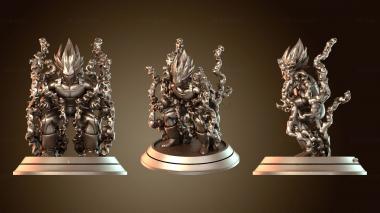 3D модель Vegeta ultra ego Dragon Ball (STL)