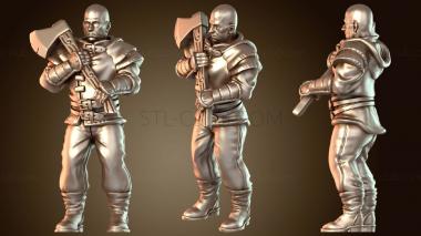 3D модель Деревенский топорщик (STL)