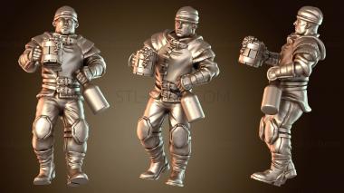 3D модель Поджаренная кружка пива «Деревенский житель» (STL)