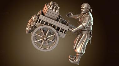 3D модель Тележка деревенского жителя (STL)