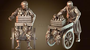 3D модель Тележка деревенского жителя (STL)