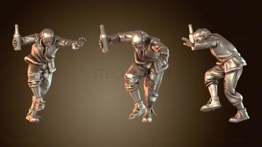 3D модель Деревенский пьяный мужчина шатается (STL)