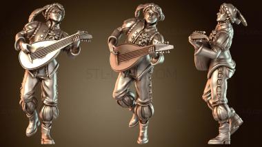 3D модель Деревенский поющий бард (STL)