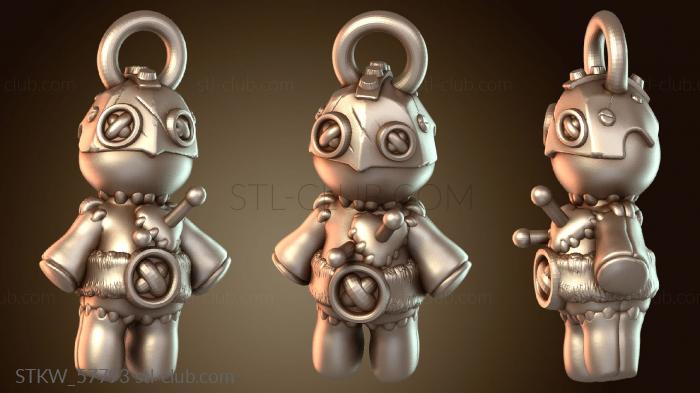 Military Кукла Огр в стиле вуду