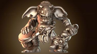 3D модель Гноблар в стиле вуду (STL)