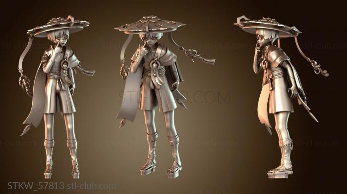 Military Странник Скарамуш Геншин Удар