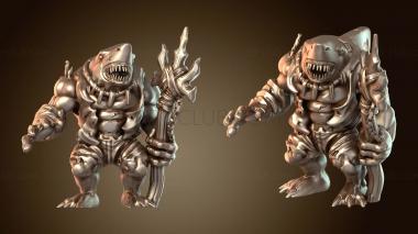 3D модель Акула-оборотень (STL)