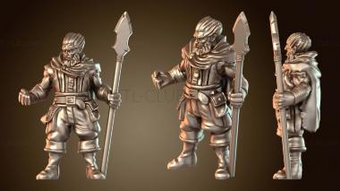 3D модель Оборотень-человек (STL)